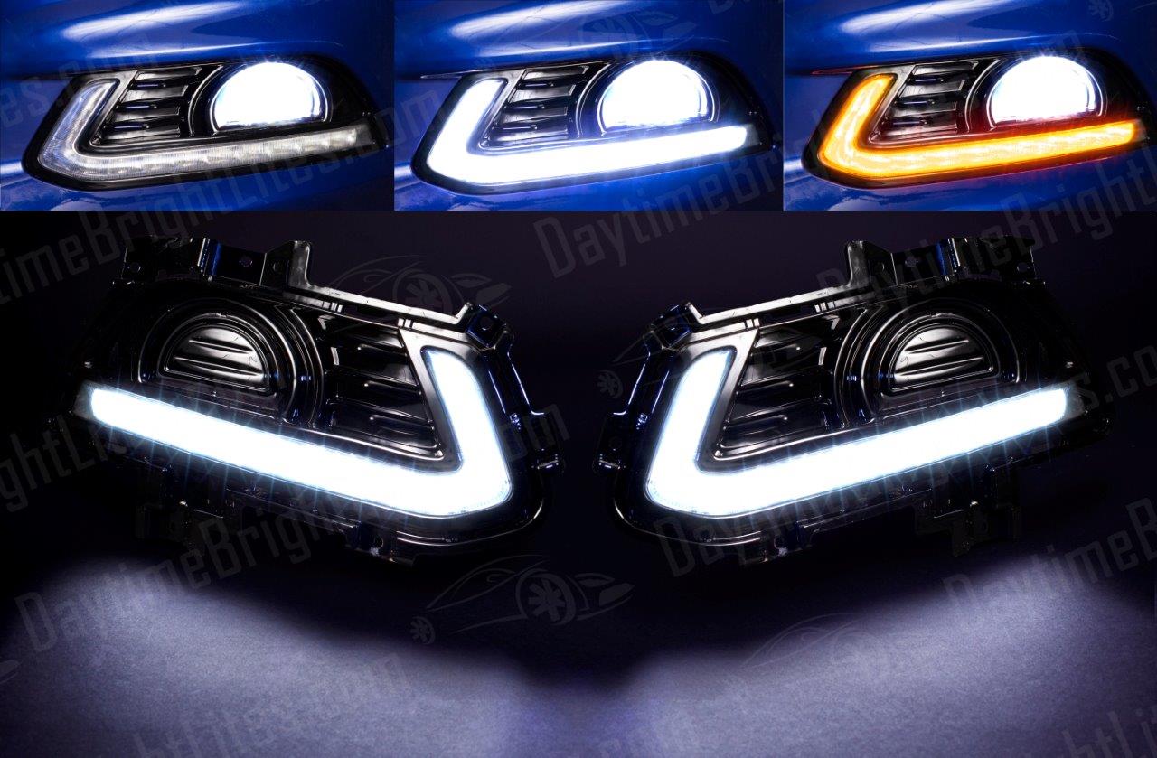 FidgetGear LED DRL Daytime Running Light Fog Light k Fit For Ford Fusion Mondeo 2013-2016 