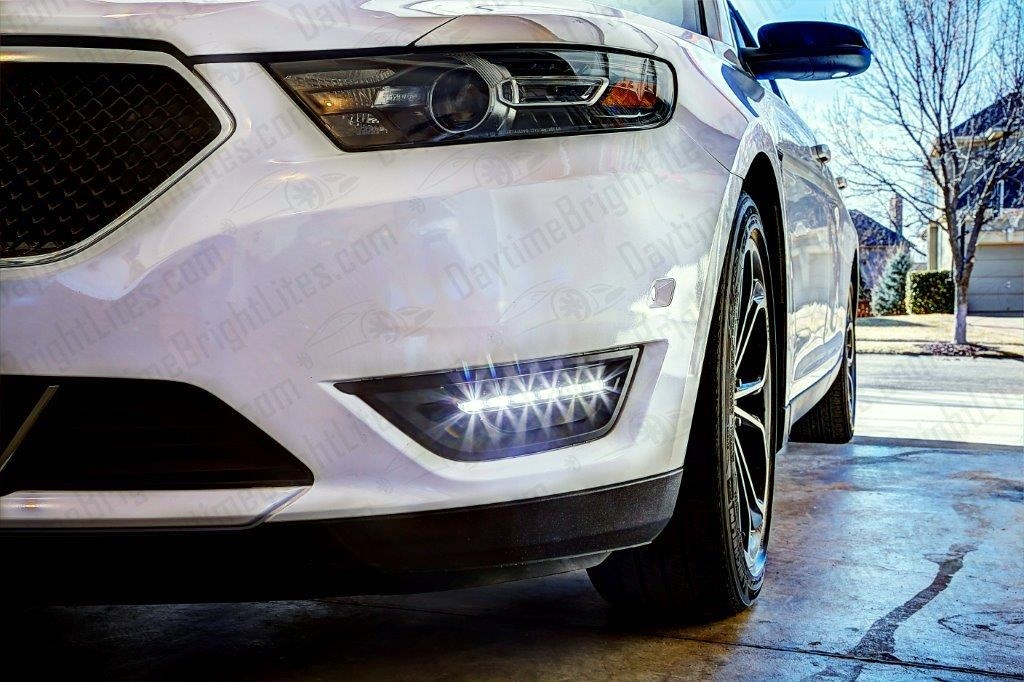 Ford Taurus Led Drl Kit Standard Black With Built In Led Turn Signal
